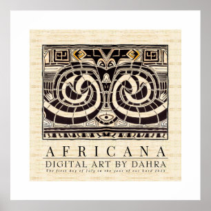 TRIBAL AFRICAN POSTER
