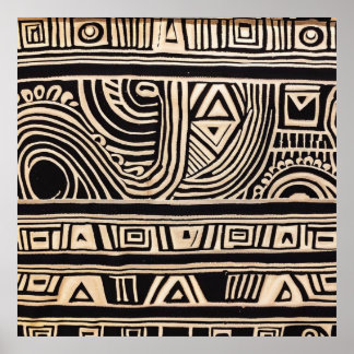 TRIBAL AFRICAN POSTER