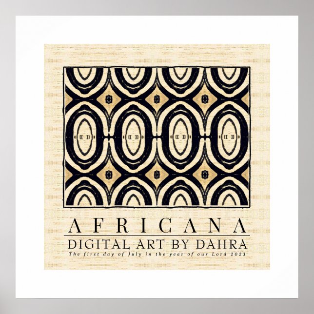 TRIBAL AFRICAN POSTER (Front)