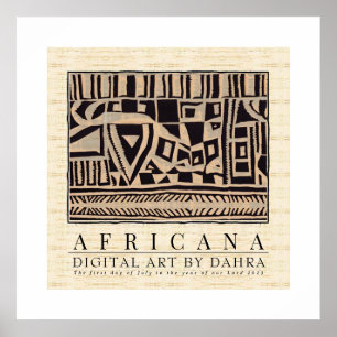 TRIBAL AFRICAN POSTER