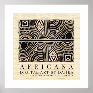 TRIBAL AFRICAN POSTER