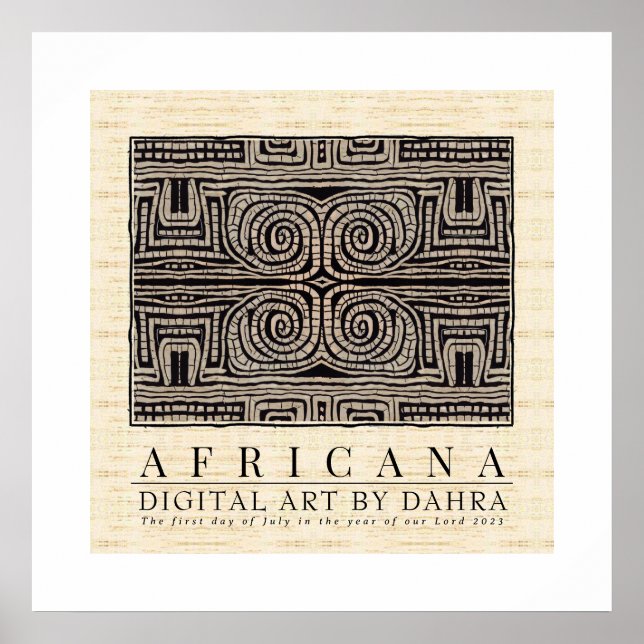 TRIBAL AFRICAN POSTER (Front)