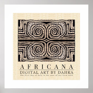 TRIBAL AFRICAN POSTER