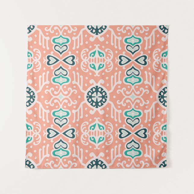 Tribal African, Seamless Aztec Pattern. Tapestry (Front)