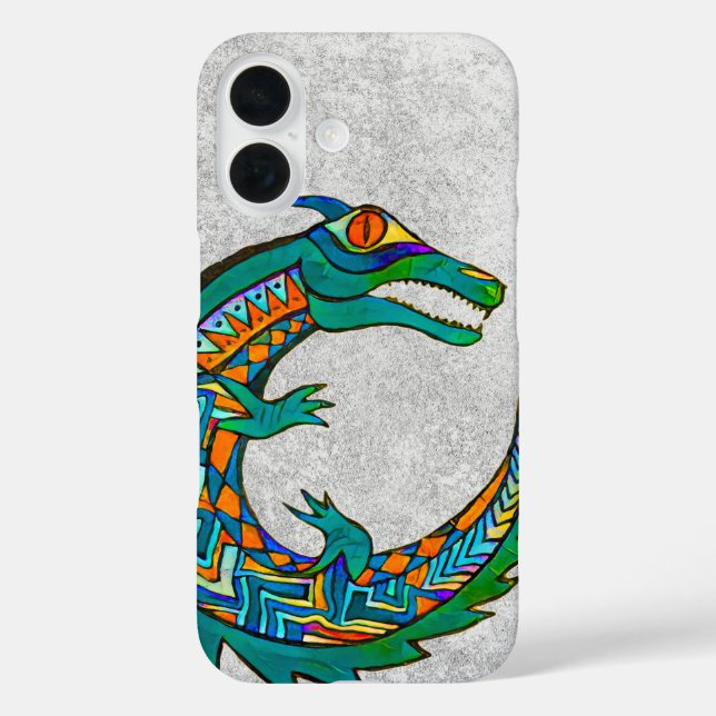 Tribal Alligator Art Case-Mate iPhone Case (Back)