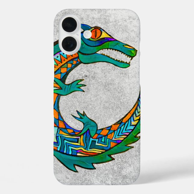 Tribal Alligator Art Case-Mate iPhone Case (Back)
