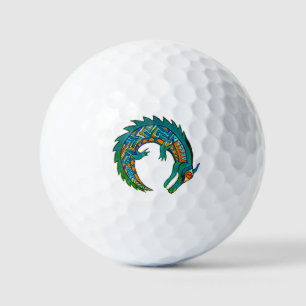 Tribal Alligator Art Golf Balls