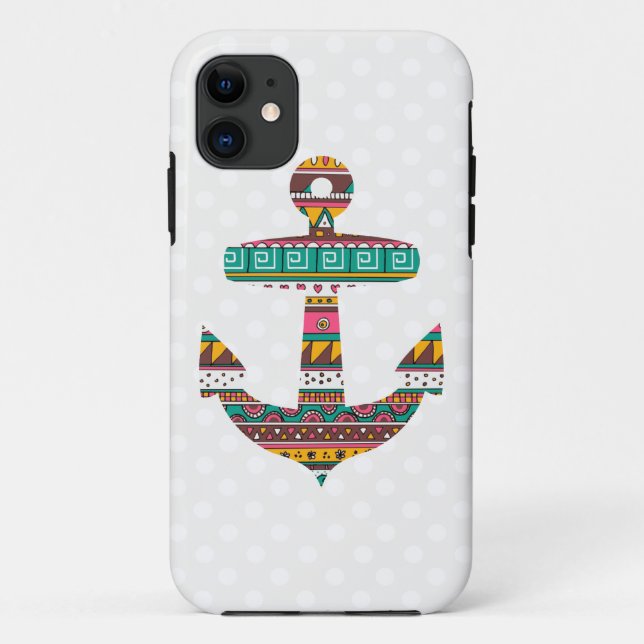 Tribal Anchor Case-Mate iPhone Case (Back)