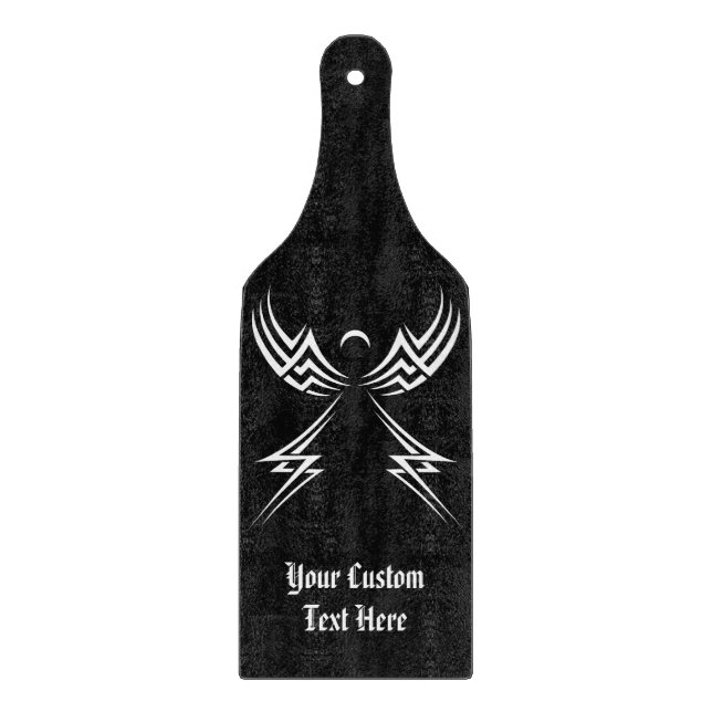 Tribal Angel custom colour cutting board (Front)