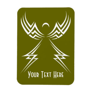 Tribal Angel custom magnet