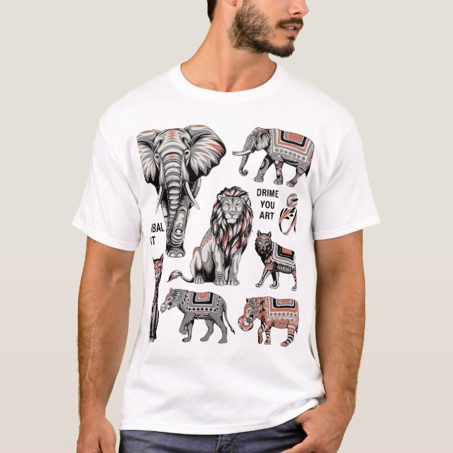 Tribal Animal Spirits T-Shirt (Front)