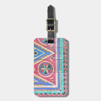 Tribal Arabian Najd Door Travel Bag Tag
