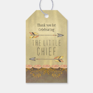 Tribal Arrow Baby Shower Gift Tags