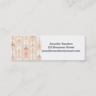 Tribal Arrows Mini Business Card