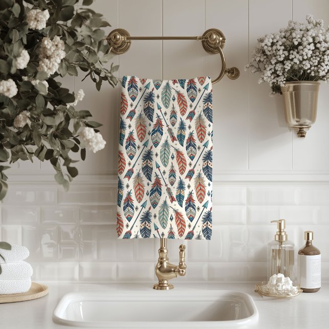 Tribal Arrows Towel Native Spirit for Your Home (Tribal Arrows Towel Native Spirit for Your Home)