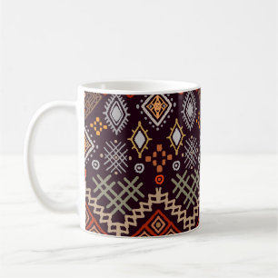 Tribal Art Boho Geometric Print Coffee Mug