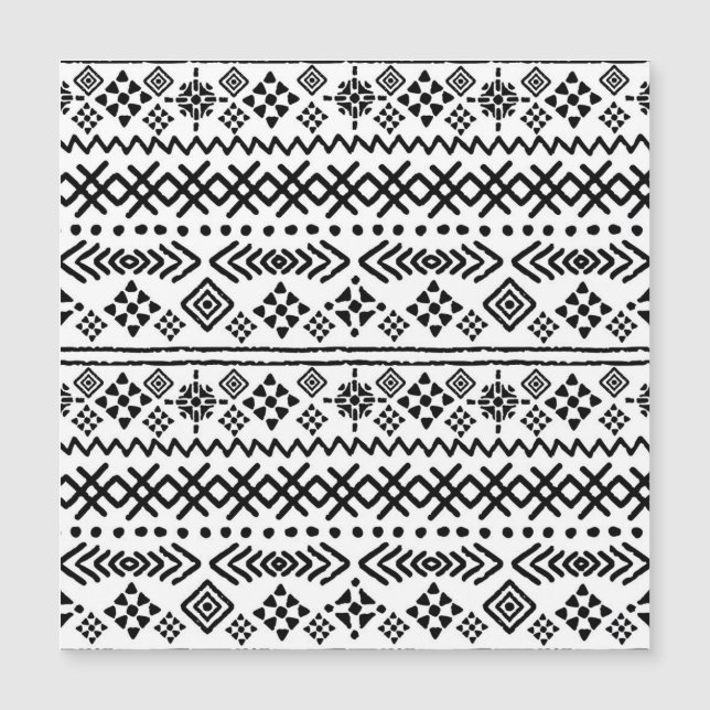 Tribal art boho: geometric seamless. (Front)