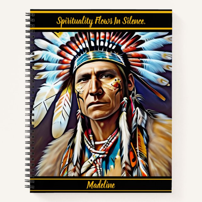 Tribal Art Diary: Artistic Expression Notebook (Front)