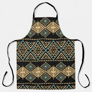 Tribal art, ethnic geometric, colourful pattern. apron