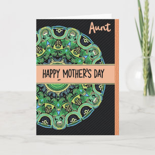 Tribal Art Mothers Day Card