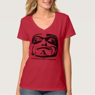 Tribal Art T-Shirt Vancouver Souvenir Totem Shirt