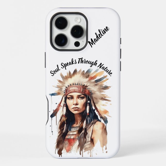 Tribal Artistic Touch iPhone Case (Back)