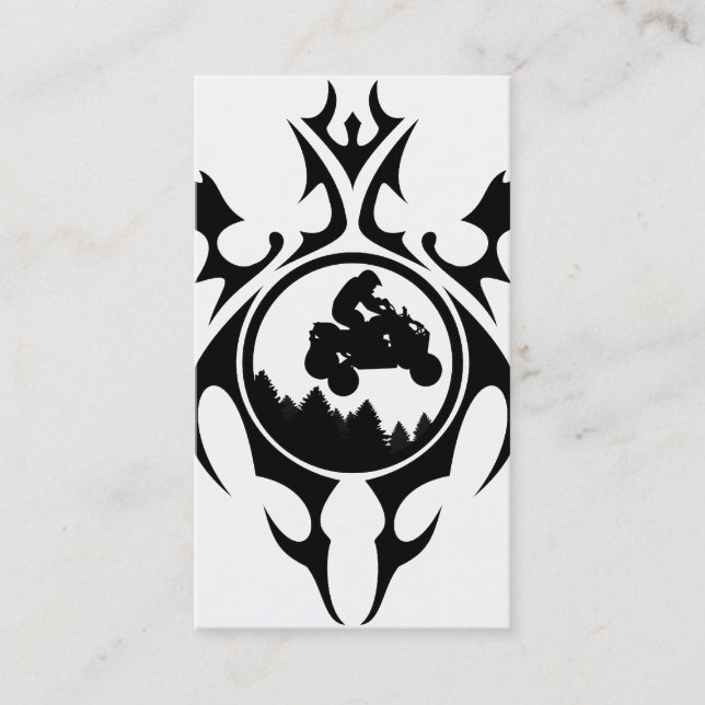 tribal atv trailz business card (Front)