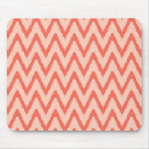 Tribal aztec chevron zig zag stripes chic pattern mouse mat
