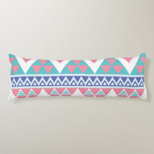 Tribal aztec colourful pattern body cushion