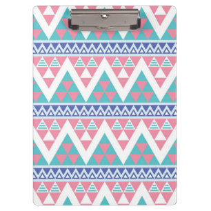Tribal aztec colourful pattern clipboard
