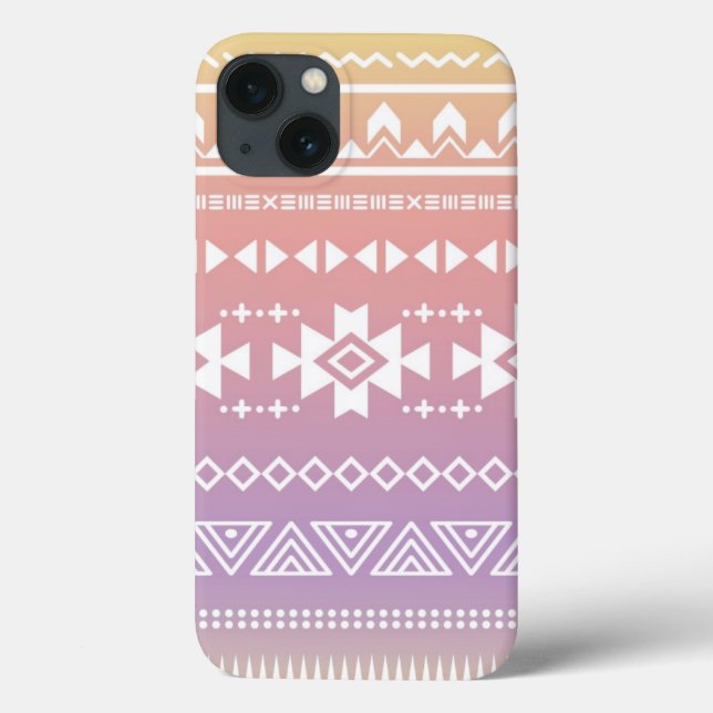 Tribal aztec ombre pattern Case-Mate iPhone case (Back)