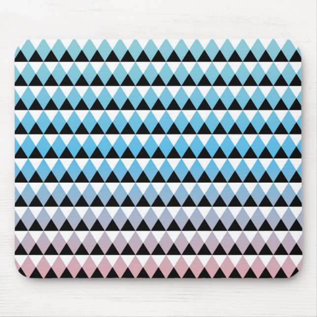 Tribal Aztec Ombre Pattern Mouse Mat (Front)