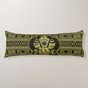 Tribal Aztec Pattern Kokopelli Southwestern Design Body Cushion