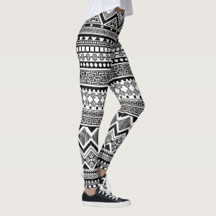 Tribal Aztec pattern Leggings