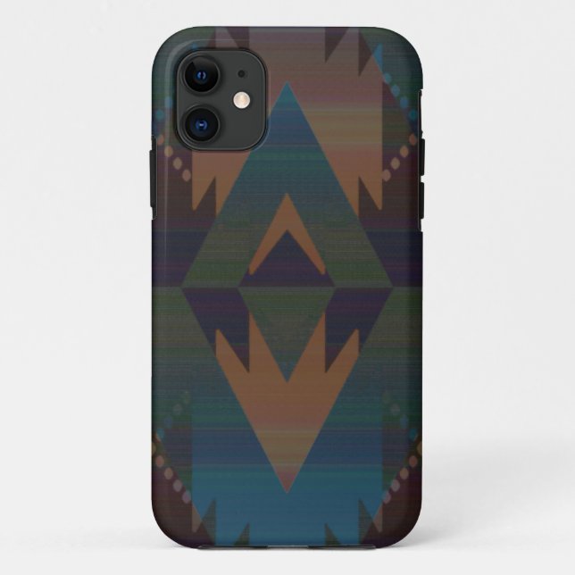Tribal Aztec Pattern Southwest Design Phone Case (Back)