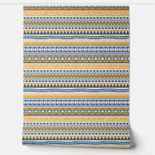 Tribal Aztec Pattern Wallpaper
