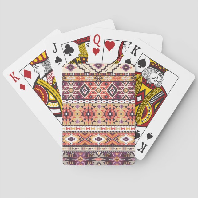 Tribal Aztec Playing Cards (Back)