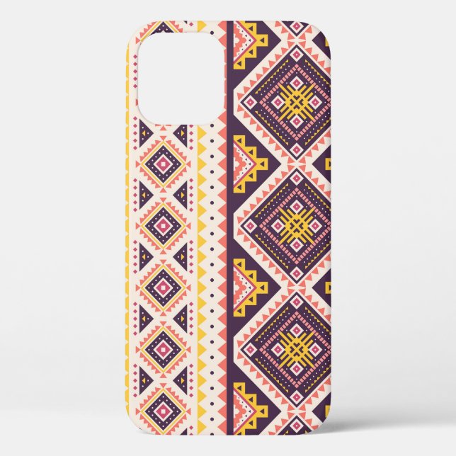 Tribal Aztec striped, geometric pattern. Case-Mate iPhone Case (Back)