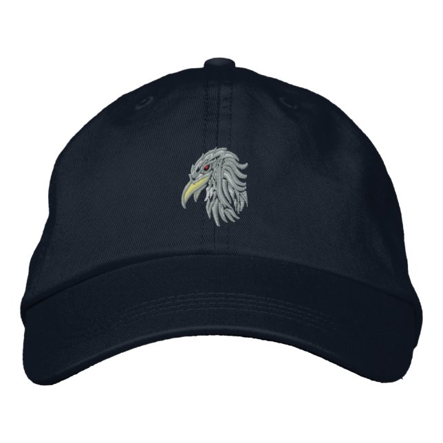 tribal bald eagle embroidered hat (Front)