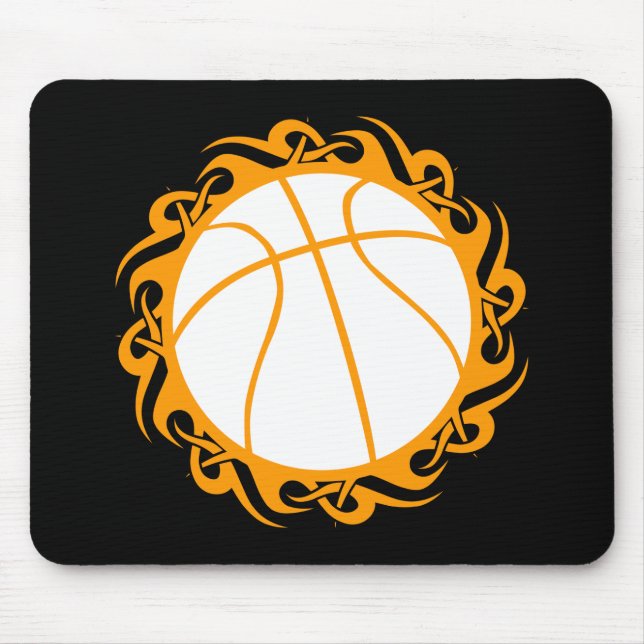 tribal basketball mouse mat (Front)