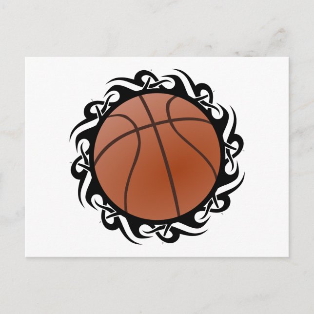 tribal basketball postcard (Front)