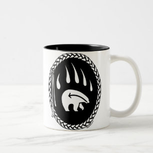 Tribal Bear Art Coffee Mug First Nations Bear Cup