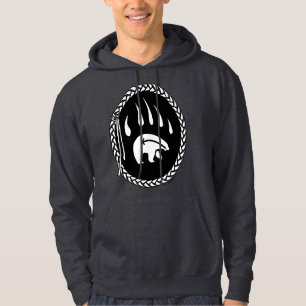 Tribal Bear Art Hoodie Bear Claw Hoodie