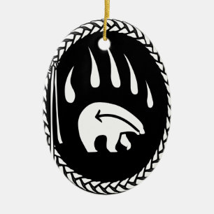 Tribal Bear Art Ornament Bear Keepsake & Gifts