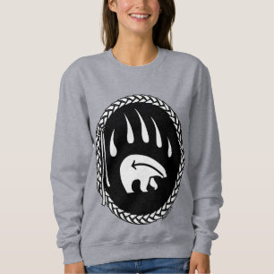 Tribal Bear Art Sweatshirt Bear Claw Sweatshirts