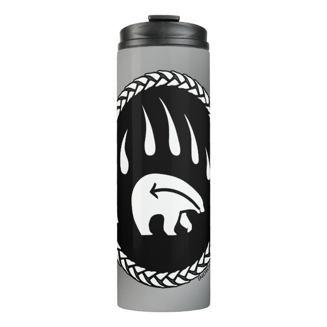 Tribal Bear Art Tumbler Mugs Polar Bear Drinkware  (Front)
