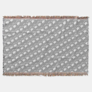 Tribal Bear Blanket Native Bear Claw Throw Blanket