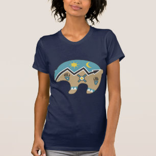 Tribal Bear Design T-Shirt