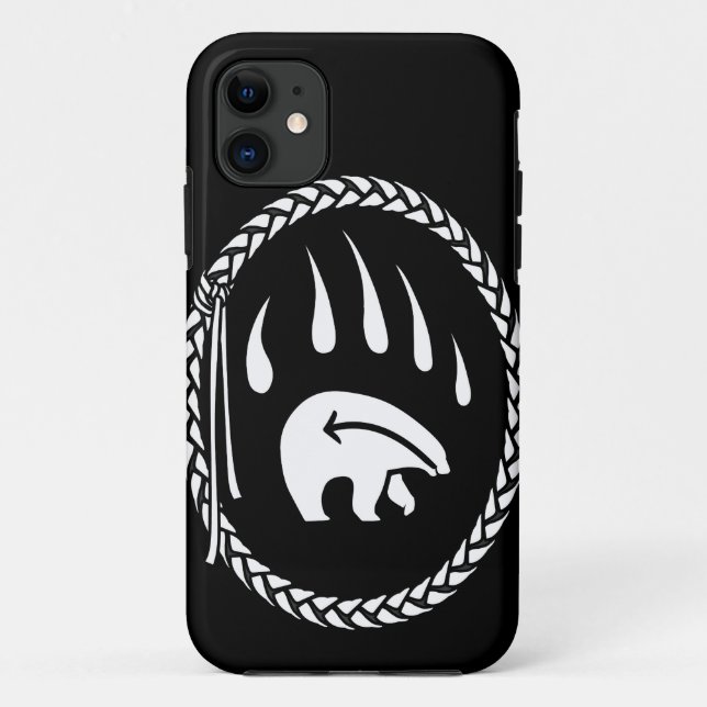 Tribal Bear IPhone 5 Case Native Art Bear Cases (Back)