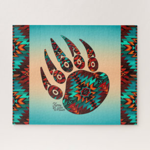 Tribal Bear Paw Jigsaw Puzzle